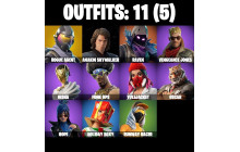 UNIQUE - Rogue Agent , Raven  [11 Skins, 19 Axes, 17 Emotes, 23 Gliders and MORE!]