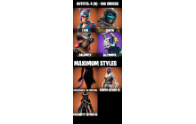 UNIQUE - Lynx , DJ Yonder [4 Skins, 100 Vbucks, 3 Axes, 4 Emotes, 2 Gliders and MORE!]