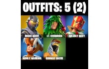 UNIQUE - Rogue Agent , Rust Bucket [5 Skins, 16 Axes, 14 Emotes, 22 Gliders and MORE!]