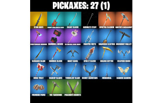 UNIQUE - Khaby Lame, Ashoka Tano  [17 Skins, 800 Vbucks, 27 Axes, 22 Emotes, 26 Gliders and MORE!]