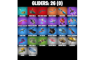 UNIQUE - Khaby Lame, Ashoka Tano  [17 Skins, 800 Vbucks, 27 Axes, 22 Emotes, 26 Gliders and MORE!]