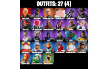 UNIQUE -  Blizzard Bomber , Fishstick [27 Skins, 30 Axes, 14 Emotes, 26 Gliders and MORE!]