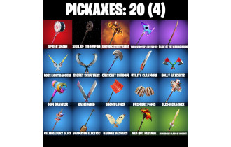 UNIQUE - Polar Peely , Blizzabelle  [11 Skins, 20 Axes, 13 Emotes, 25 Gliders and MORE!]