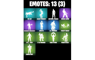 UNIQUE - Polar Peely , Blizzabelle  [11 Skins, 20 Axes, 13 Emotes, 25 Gliders and MORE!]
