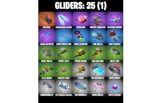 UNIQUE - Polar Peely , Blizzabelle  [11 Skins, 20 Axes, 13 Emotes, 25 Gliders and MORE!]