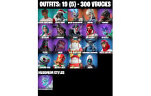 UNIQUE - Mizuki, Thunder [19 Skins, 300 Vbucks, 46 Axes, 32 Emotes, 39 Gliders and MORE!]