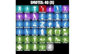UNIQUE - Backlash, Poseidon  [28 Skins, 450 Vbucks, 53 Axes, 40 Emotes, 44 Gliders and MORE!]