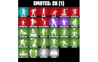 UNIQUE - Chaos Director, Daigo [33 Skins, 200 Vbucks, 44 Axes, 28 Emotes, 29  Gliders and MORE!]