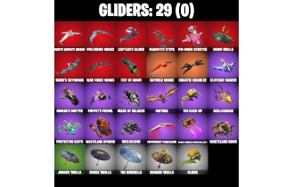 UNIQUE - Chaos Director, Daigo [33 Skins, 200 Vbucks, 44 Axes, 28 Emotes, 29  Gliders and MORE!]
