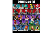 UNIQUE - Aura, Mariposa [25 Skins, 47 Axes, 27 Emotes, 44 Gliders and MORE!]
