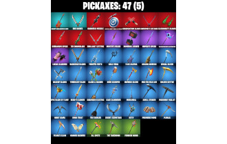 UNIQUE - Aura, Mariposa [25 Skins, 47 Axes, 27 Emotes, 44 Gliders and MORE!]