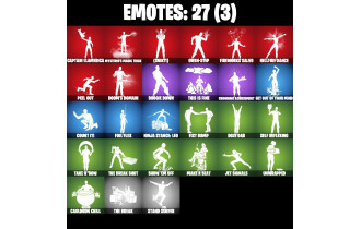 UNIQUE - Aura, Mariposa [25 Skins, 47 Axes, 27 Emotes, 44 Gliders and MORE!]