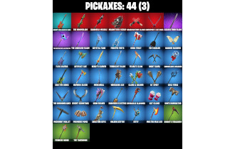UNIQUE - Holiday Boxy, Winterfest Bushranger [28 Skins, 600 Vbucks, 44 Axes, 29 Emotes, 40 Gliders and MORE!]