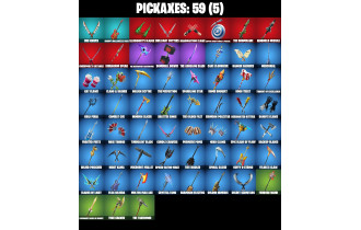 UNIQUE - Clone Trooper, Kendo [32 Skins, 1900 Vbucks, 59 Axes, 36 Emotes, 44 Gliders and MORE!]