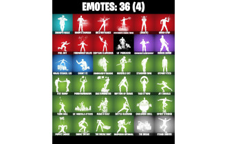 UNIQUE - Clone Trooper, Kendo [32 Skins, 1900 Vbucks, 59 Axes, 36 Emotes, 44 Gliders and MORE!]