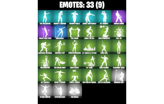 UNIQUE - Backlash, Chaos Director  [30 Skins, 50 Vbucks, 41 Axes, 33 Emotes, 21 Gliders and MORE!]