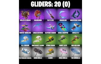 UNIQUE - Doom Slayer , Geralt Of Rivia  [10 Skins, 600 Vbucks, 16 Axes, 16 Emotes, 20 Gliders and MORE!]