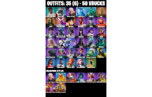 UNIQUE - Sing Along,  Son Goku  [35 Skins, 50 Vbucks, 79 Axes, 65 Emotes, 62 Gliders and MORE!]