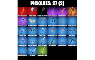 UNIQUE - Doom Slayer , Geralt Of Rivia [10 Skins, 350 Vbucks, 27 Axes, 17 Emotes, 25 Gliders and MORE!]
