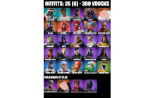 UNIQUE - Blizzard Bomber, Solid Snake [25 Skins, 300 Vbucks, 48 Axes, 25 Emotes, 39 Gliders and MORE!]