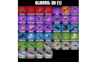 UNIQUE - Blizzard Bomber, Solid Snake [25 Skins, 300 Vbucks, 48 Axes, 25 Emotes, 39 Gliders and MORE!]