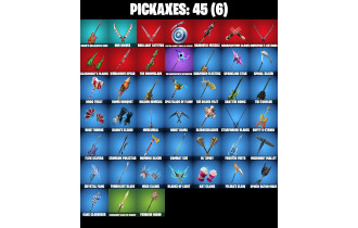 UNIQUE - War Machine, Yulejacket  [28 Skins, 1100 Vbucks, 45 Axes, 26 Emotes, Gwenpool,31 Gliders and MORE!]