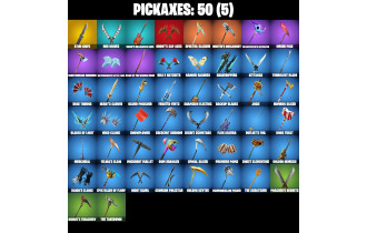 UNIQUE - Oscar, Vengeance Jones [32 Skins, 1250 Vbucks, 50 Axes, 39 Emotes, 44 Gliders and MORE!]