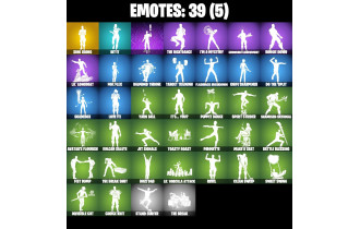 UNIQUE - Oscar, Vengeance Jones [32 Skins, 1250 Vbucks, 50 Axes, 39 Emotes, 44 Gliders and MORE!]