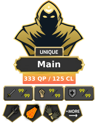 Main | Staker | TTL: 2138 | CL: 125 | QP: 333 [Max Melee, Avernic Defender, Fire Cape, B Gloves, Rigour, Augury, Ava's + MORE!]