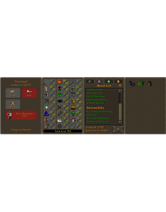 Pure - 1 DEF | TTL: 552 | CL: 56 | QP: 26 [Mithril Gloves, 99 STR, God Book + MORE!]