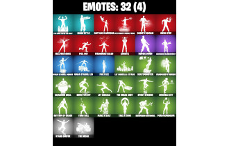UNIQUE - Emma Frost, Shuri [26 Skins, 100 Vbucks, 43 Axes, 32 Emotes, 33 Gliders and MORE!]