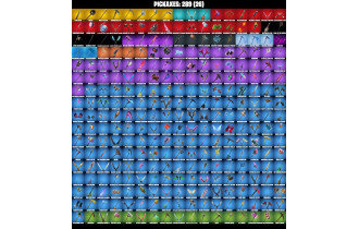 UNIQUE - Dark Vertex, Fishstick (World Cup)  [267 Skins, 2600 Vbucks, 289 Axes, 227 Emotes, 239 Gliders and MORE!]