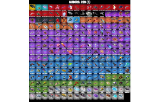 UNIQUE - Dark Vertex, Fishstick (World Cup)  [267 Skins, 2600 Vbucks, 289 Axes, 227 Emotes, 239 Gliders and MORE!]