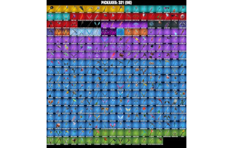 UNIQUE - Lucky Rider , Poised Playmaker  [327 Skins, 100 Vbucks, 321 Axes, 204 Emotes, 199 Gliders and MORE!]