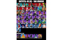UNIQUE - Medusa, The Machinist [43 Skins, 100 Vbucks, 72 Axes, 45 Emotes and MORE!]