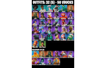 UNIQUE - Durrr Taisho, The Night Rose [32 Skins, 50 Vbucks, 55 Axes, 44 Emotes, 36 Gliders and MORE!]