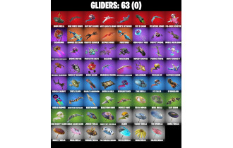 UNIQUE - Gwenpool, Emma Frost [36 Skins, 1600 Vbucks, 65 Axes, 45 Emotes, 63 Gliders and MORE!]