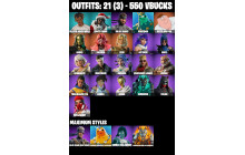 UNIQUE -  Peter Griffin, Hades [21 Skins, 550 Vbucks, 45 Axes, 32 Emotes, 34 Gliders and MORE!]