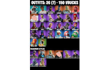 UNIQUE - Peter Griffin, Nisha [26 Skins, 150 Vbucks, 40 Axes, 30 Emotes, 33 Gliders and MORE!]