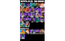 UNIQUE - Peter Griffin,  Zeus [22 Skins, 350 Vbucks, 39 Axes, 31 Emotes, 27 Gliders and MORE!]