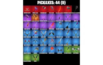 UNIQUE - Darth Vader, Kiara K.O. [32 Skins, 200 Vbucks, 44 Axes, 32 Emotes, 27 Gliders and MORE!]