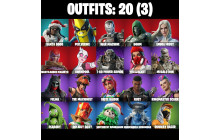 UNIQUE - Doom, Emma Frost [20 Skins, 46 Axes, 22 Emotes, 42 Gliders and MORE!]