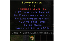 Blood Finger [117 All Att | 5% ML | 7% LL]