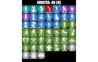 UNIQUE - Hades, Zeus  [28 Skins, 1350 Vbucks, 61 Axes, 45 Emotes, 45 Gliders and MORE!]