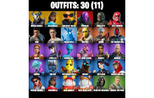 UNIQUE - Contract Giller , Knife Tricks  [30 Skins, 36 Axes, 32 Emotes, 30 Gliders and MORE!]