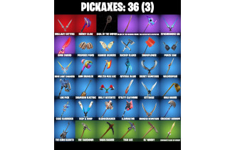 UNIQUE - Contract Giller , Knife Tricks  [30 Skins, 36 Axes, 32 Emotes, 30 Gliders and MORE!]
