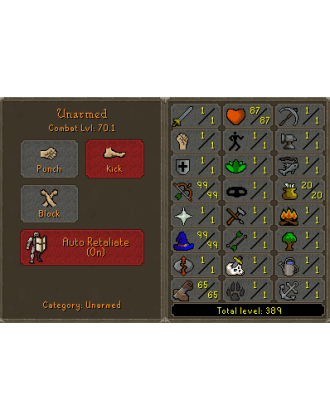 Pure - 1 DEF | TTL: 389 | CL: 70 [99 MAGE, 99 RAN + MORE!]