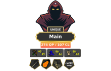 Main | TTL: 1726 | CL: 107 | QP: 274 [Avernic Defender, Fire Cape, B Gloves, Rigour, Augury, Ava's, Max POH, MM2 + MORE!]