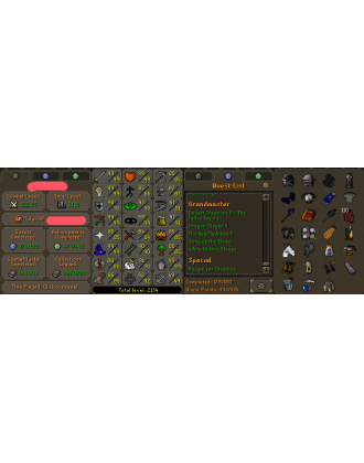 Main | TTL: 2134 | CL: 122 | QP: 333 [Avernic Defender, Fire Cape, B Gloves, Rigour, Augury, Ava's, Max POH, MM2 + MORE!]