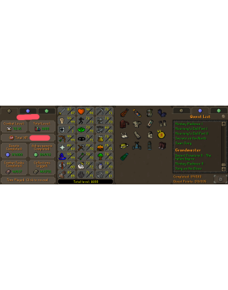 Pure - 1 DEF | TTL: 1688 | CL: 92 | QP: 176 [Infernal, Dizana's Quiver, Ava's, Max POH, MM2, MM1, DT2, SOTE + MORE!]